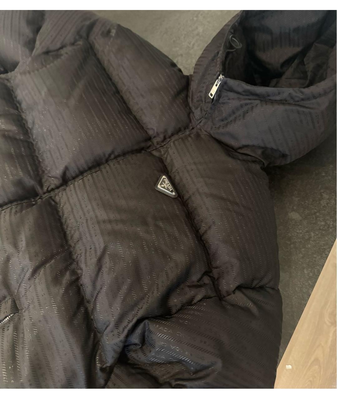 PRADA Черный пуховик, фото 3