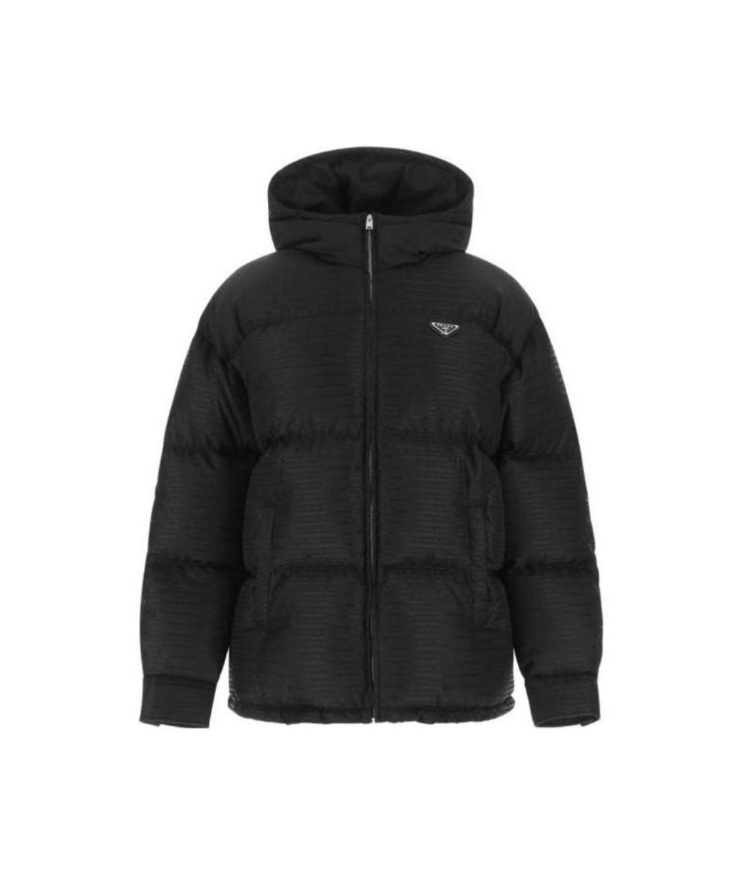 PRADA Черный пуховик, фото 1