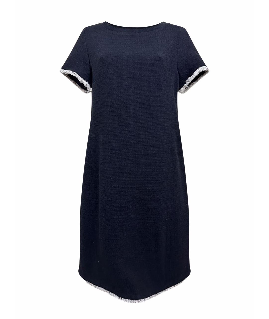 WEEKEND MAX MARA Черное хлопковое повседневное платье, фото 1