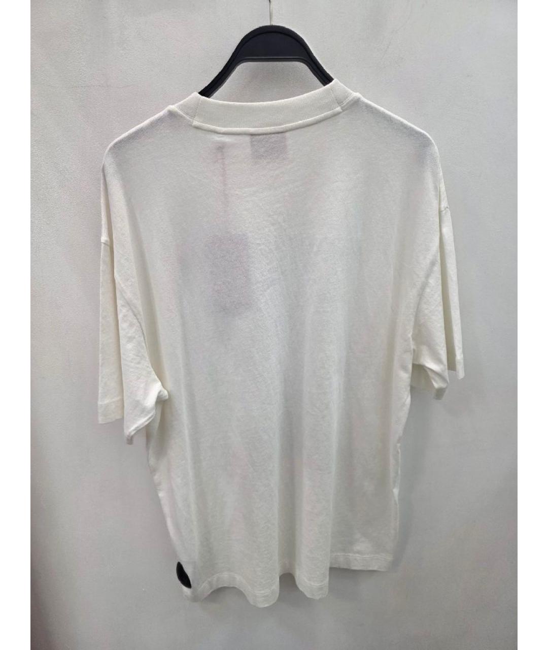 HUGO Белая хлопковая футболка, фото 2