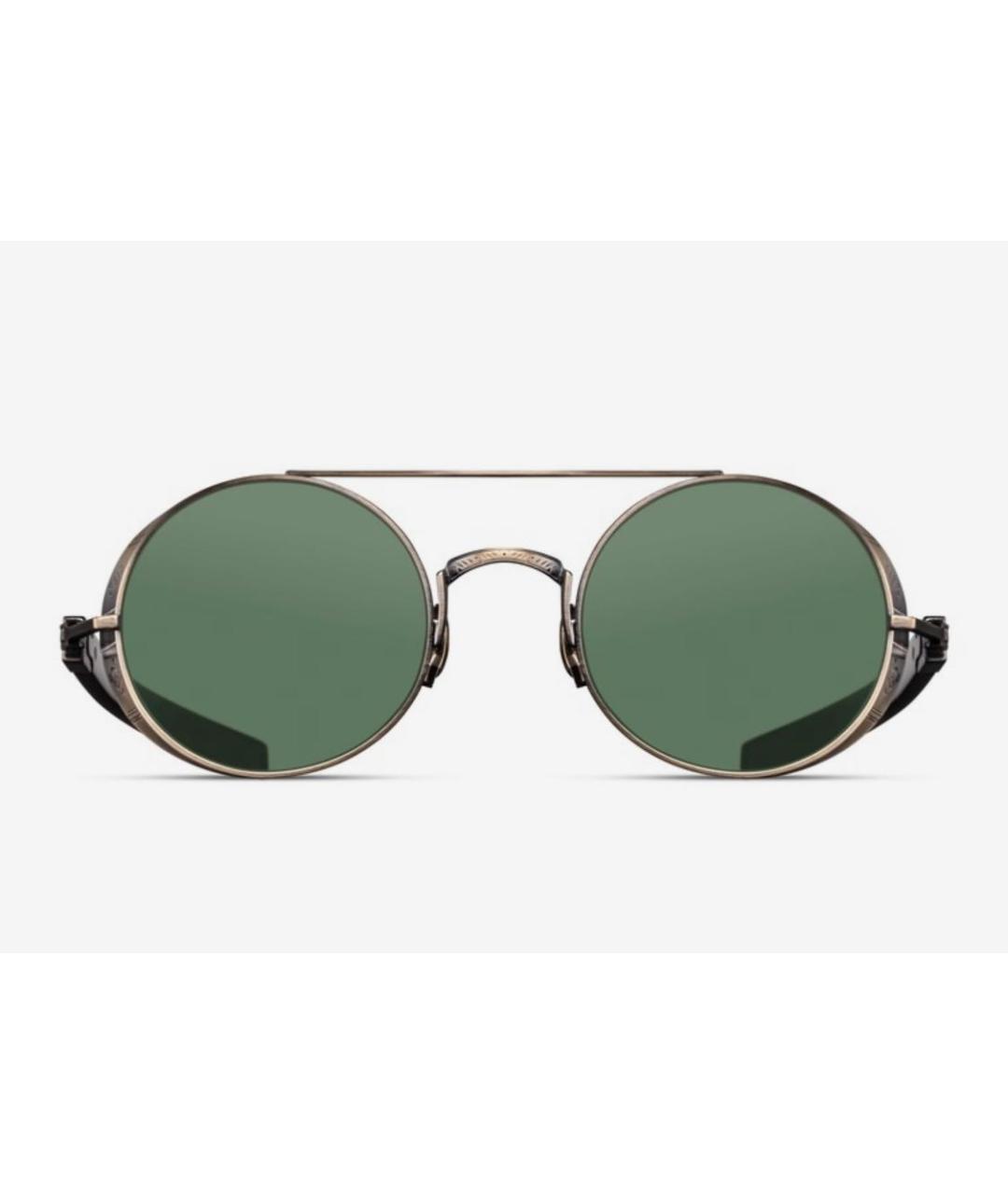 MATSUDA Зеленые металлические солнцезащитные очки, фото 2