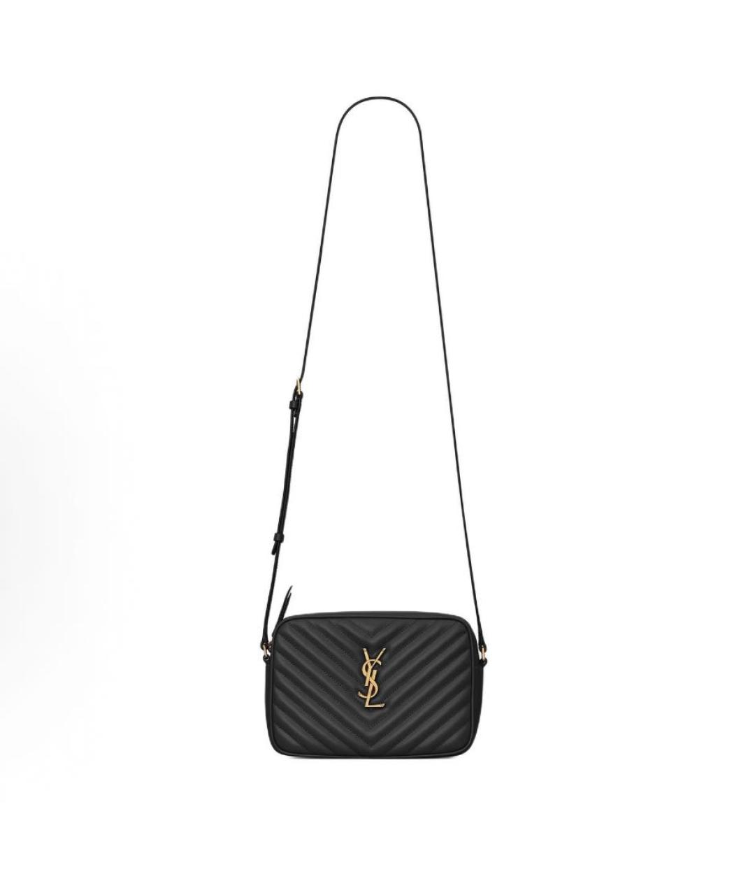 SAINT LAURENT Черная сумка через плечо, фото 7