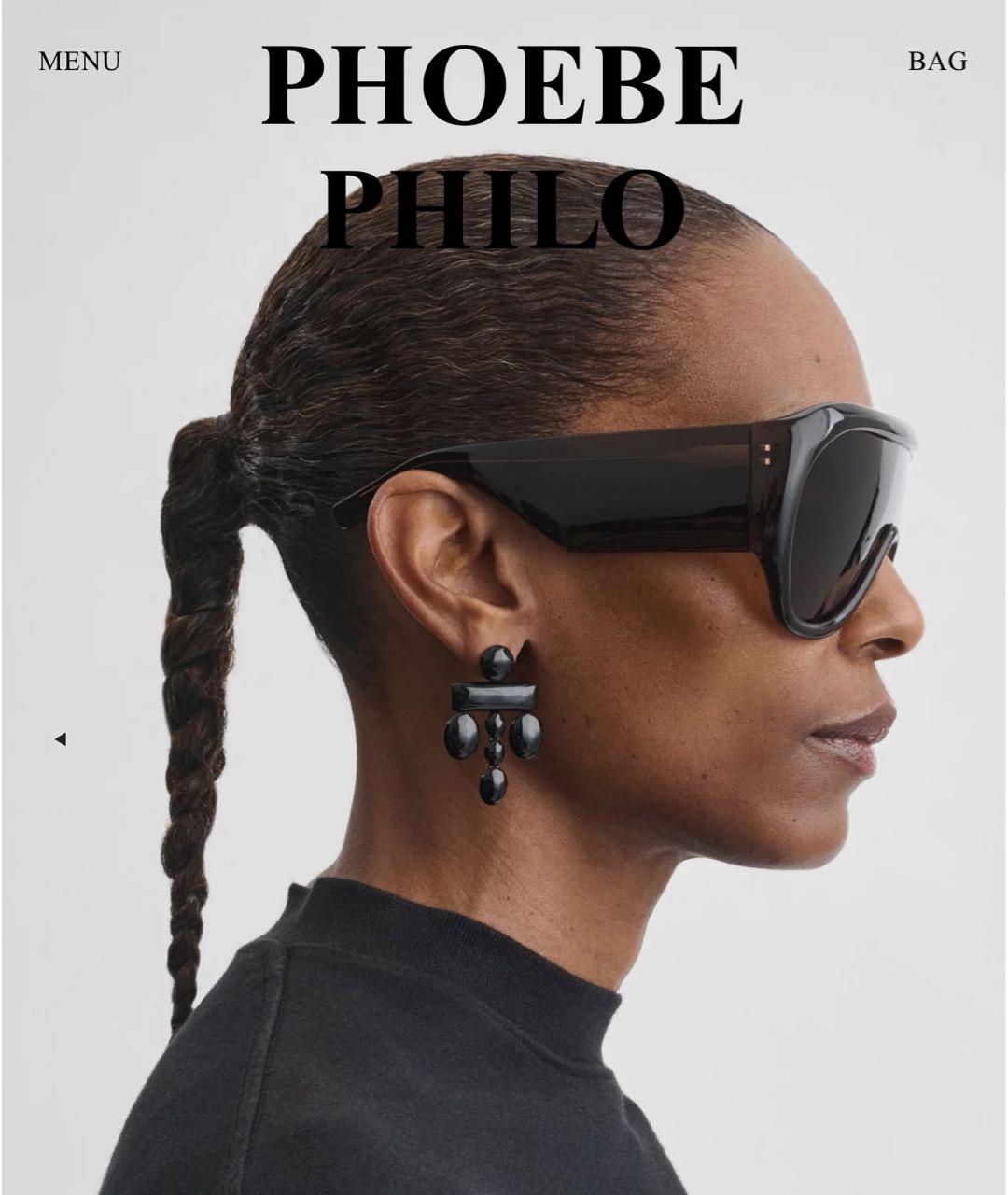 PHOEBE PHILO Коричневые пластиковые солнцезащитные очки, фото 5