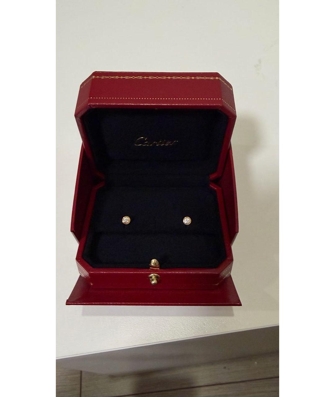 CARTIER Золотые серьги из желтого золота, фото 4