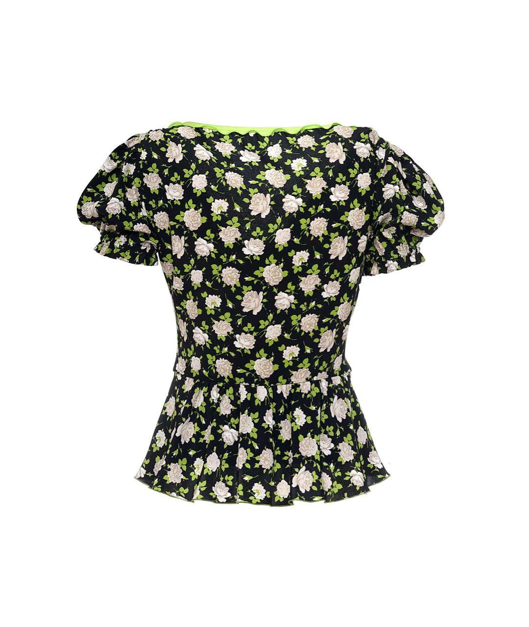 DOLCE&GABBANA Мульти шелковая блузы, фото 2