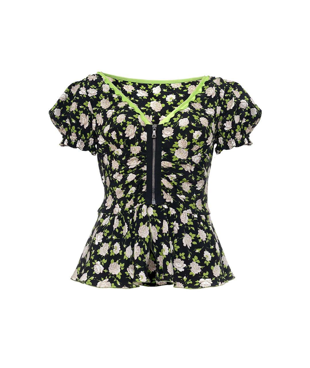 DOLCE&GABBANA Мульти шелковая блузы, фото 1