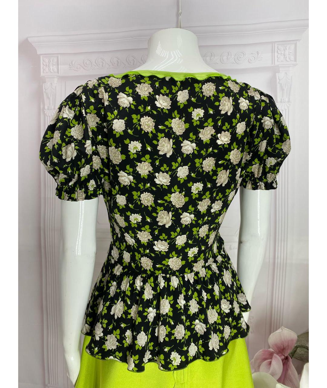 DOLCE&GABBANA Мульти шелковая блузы, фото 6