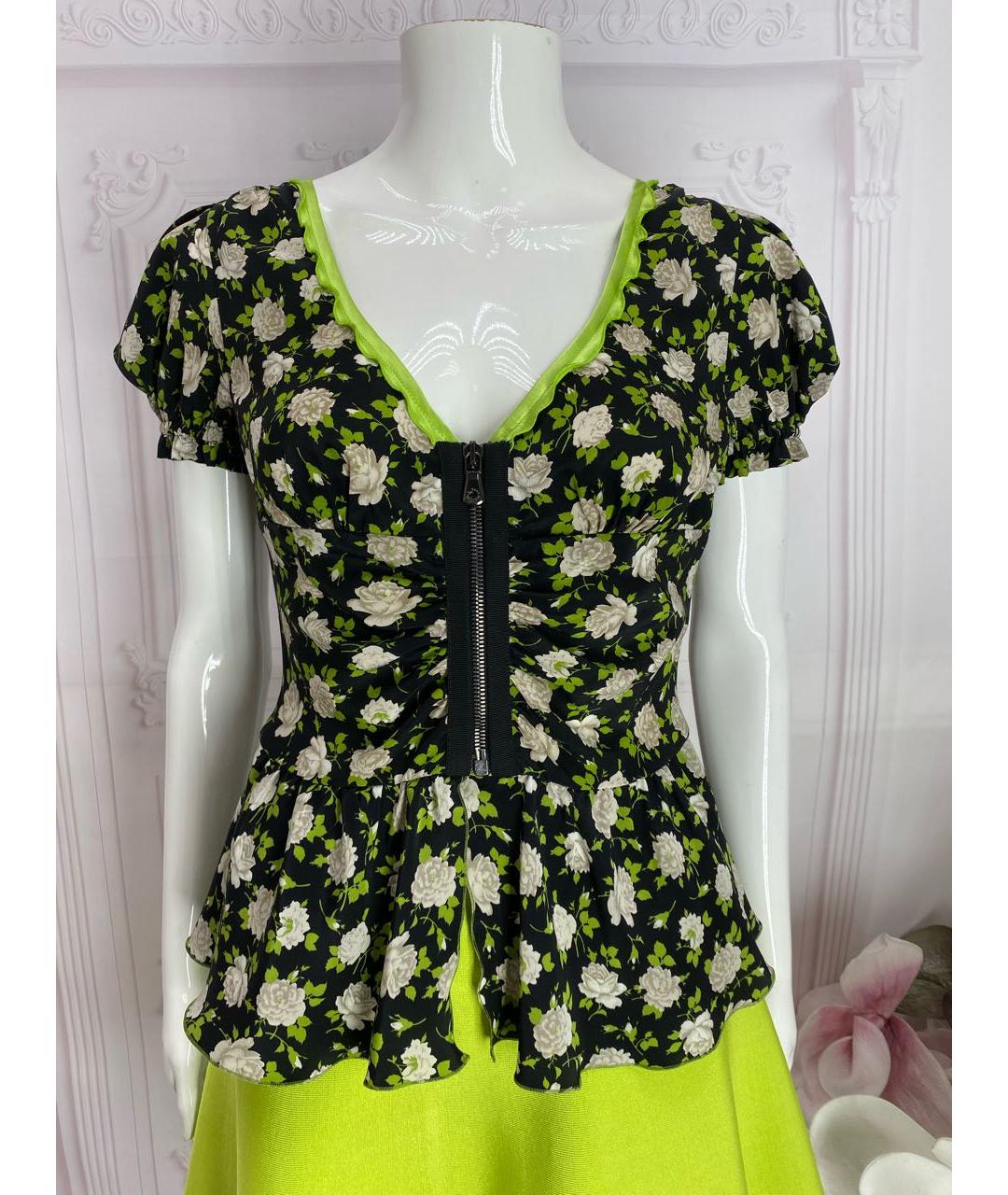 DOLCE&GABBANA Мульти шелковая блузы, фото 5