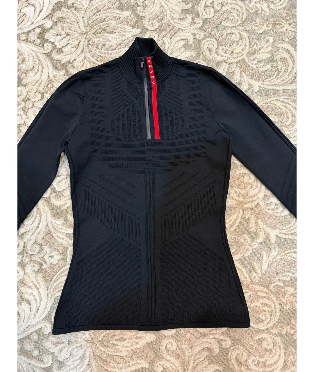 PRADA Черный полиэстеровый спортивные костюмы, фото 6