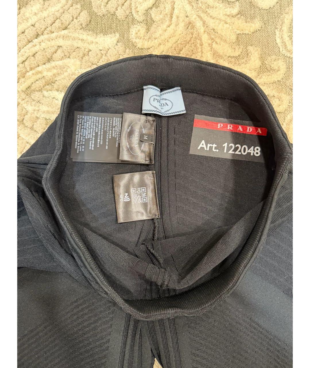 PRADA Черный полиэстеровый спортивные костюмы, фото 5