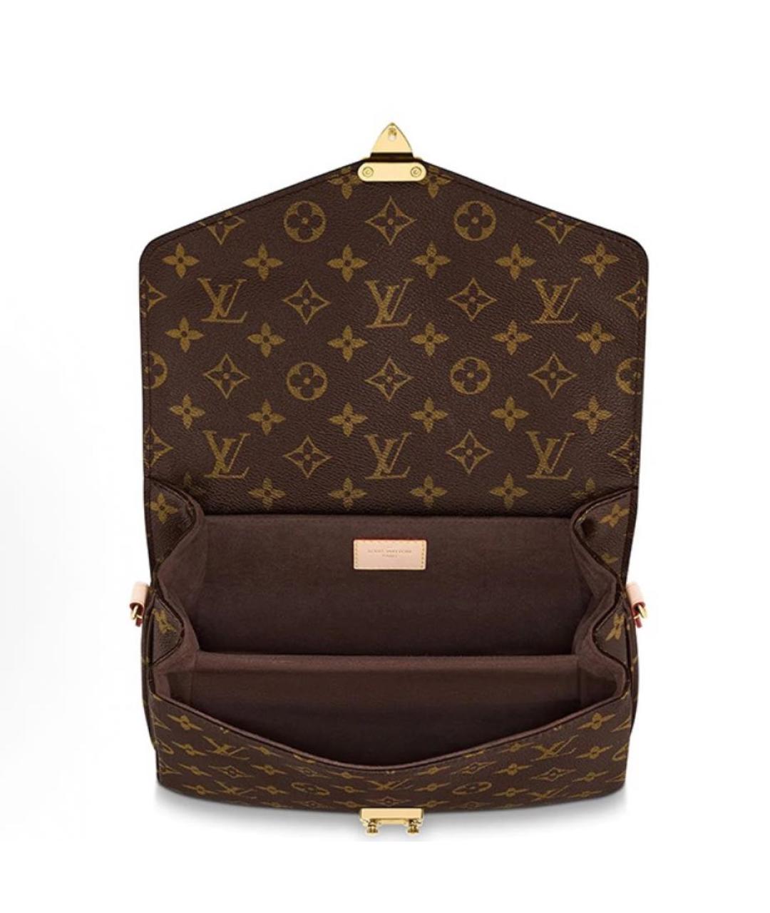 LOUIS VUITTON Коричневая сумка через плечо, фото 3