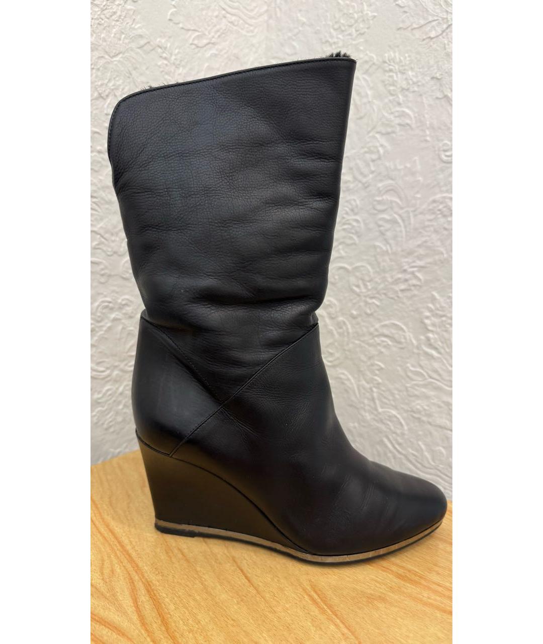 LE SILLA Черные кожаные ботильоны, фото 7