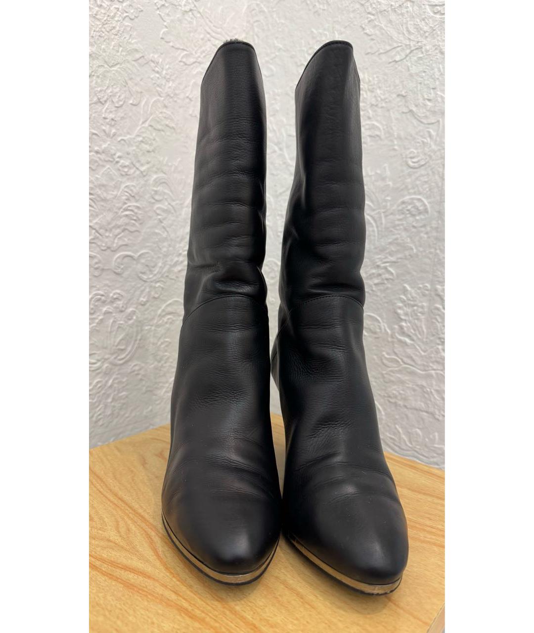 LE SILLA Черные кожаные ботильоны, фото 2
