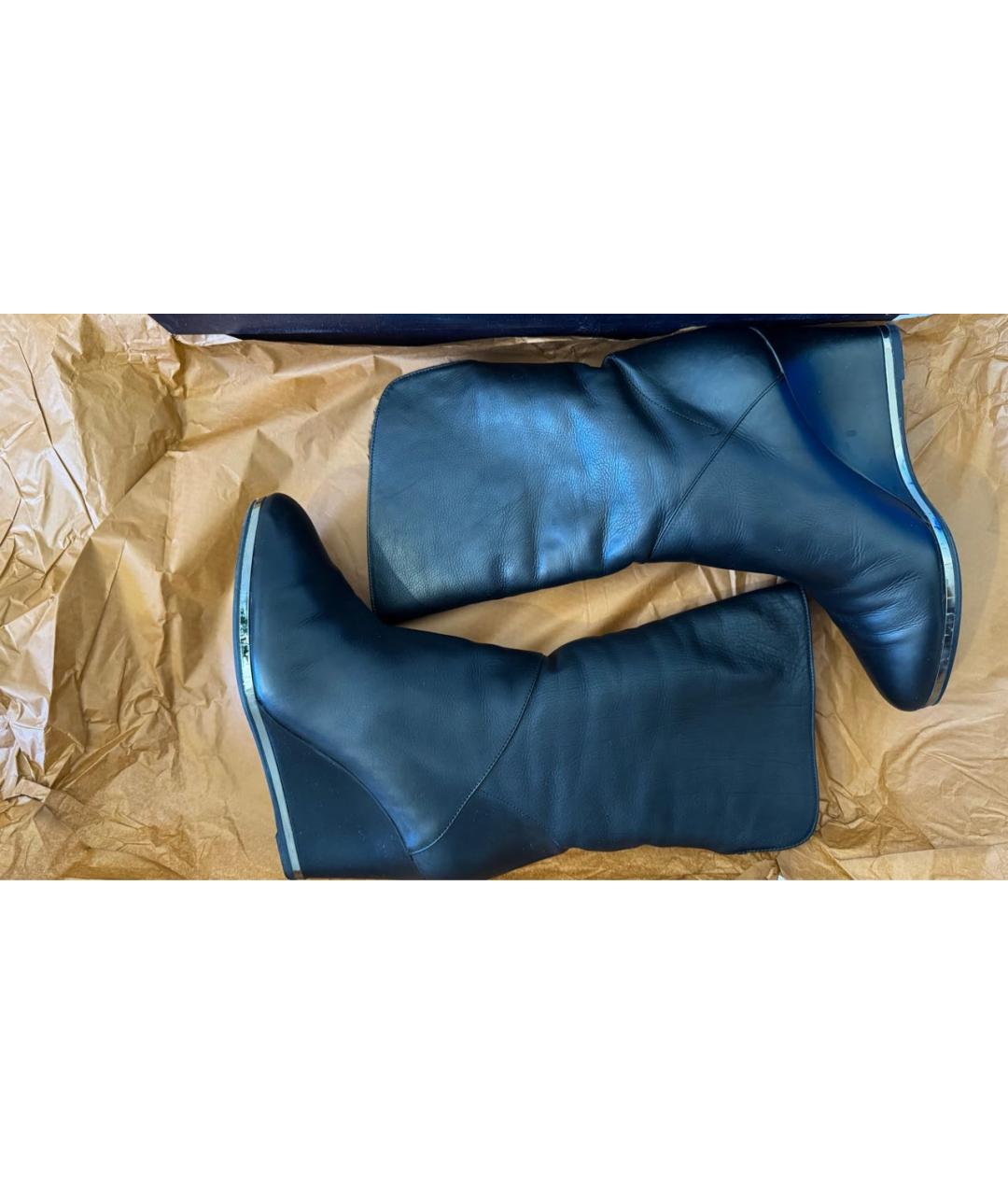 LE SILLA Черные кожаные ботильоны, фото 6