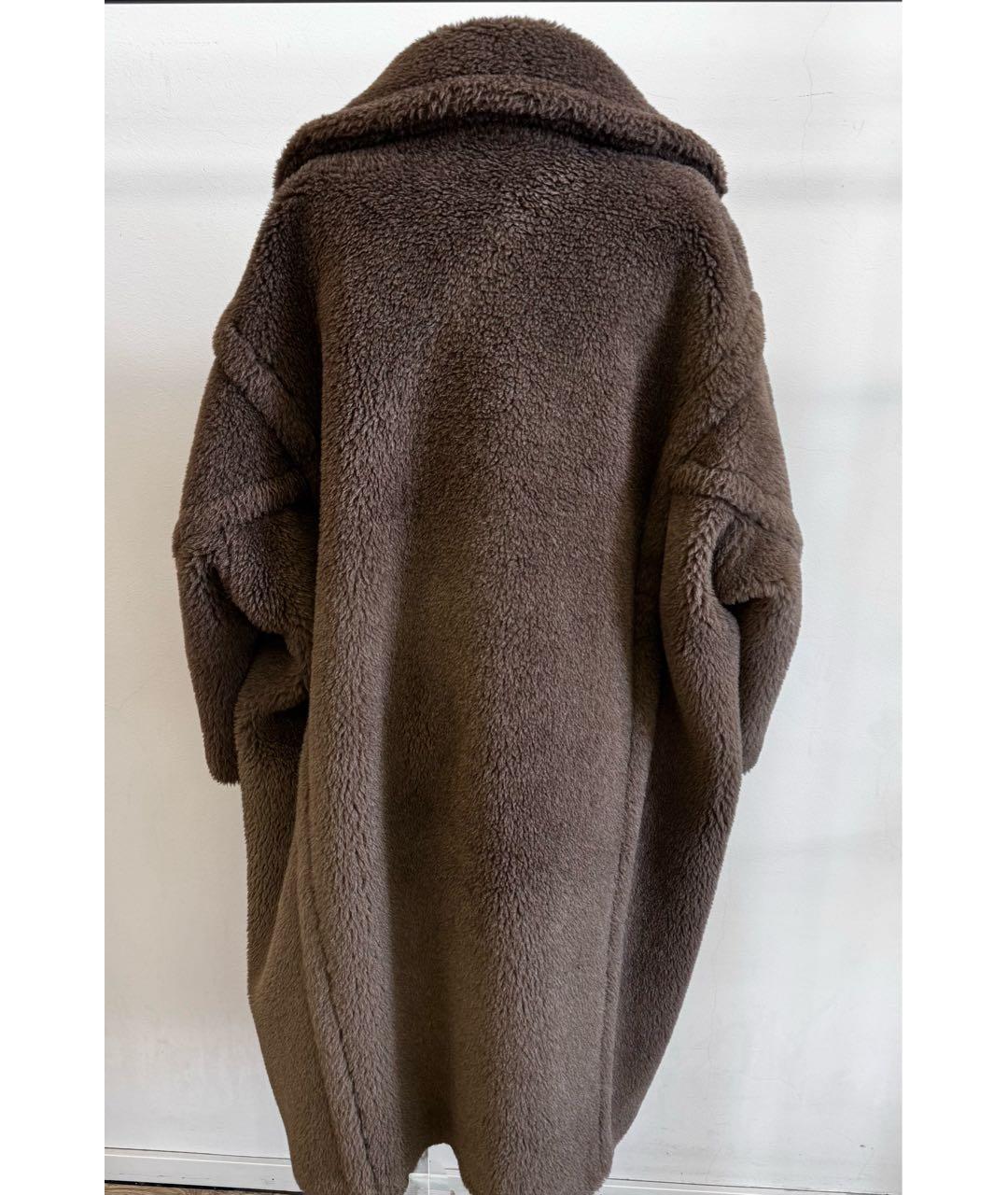 MAX MARA Коричневое шерстяное пальто, фото 2