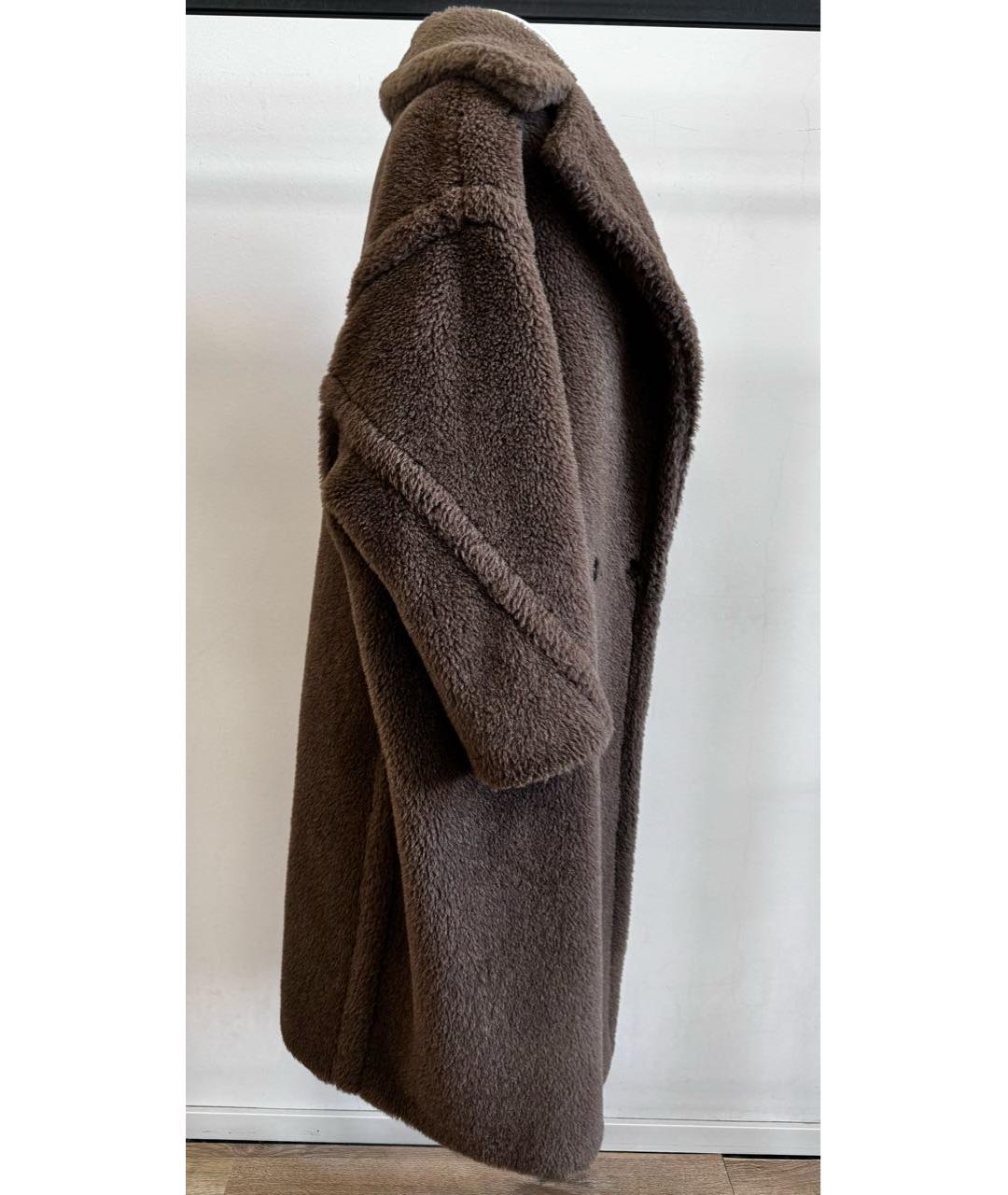 MAX MARA Коричневое шерстяное пальто, фото 5