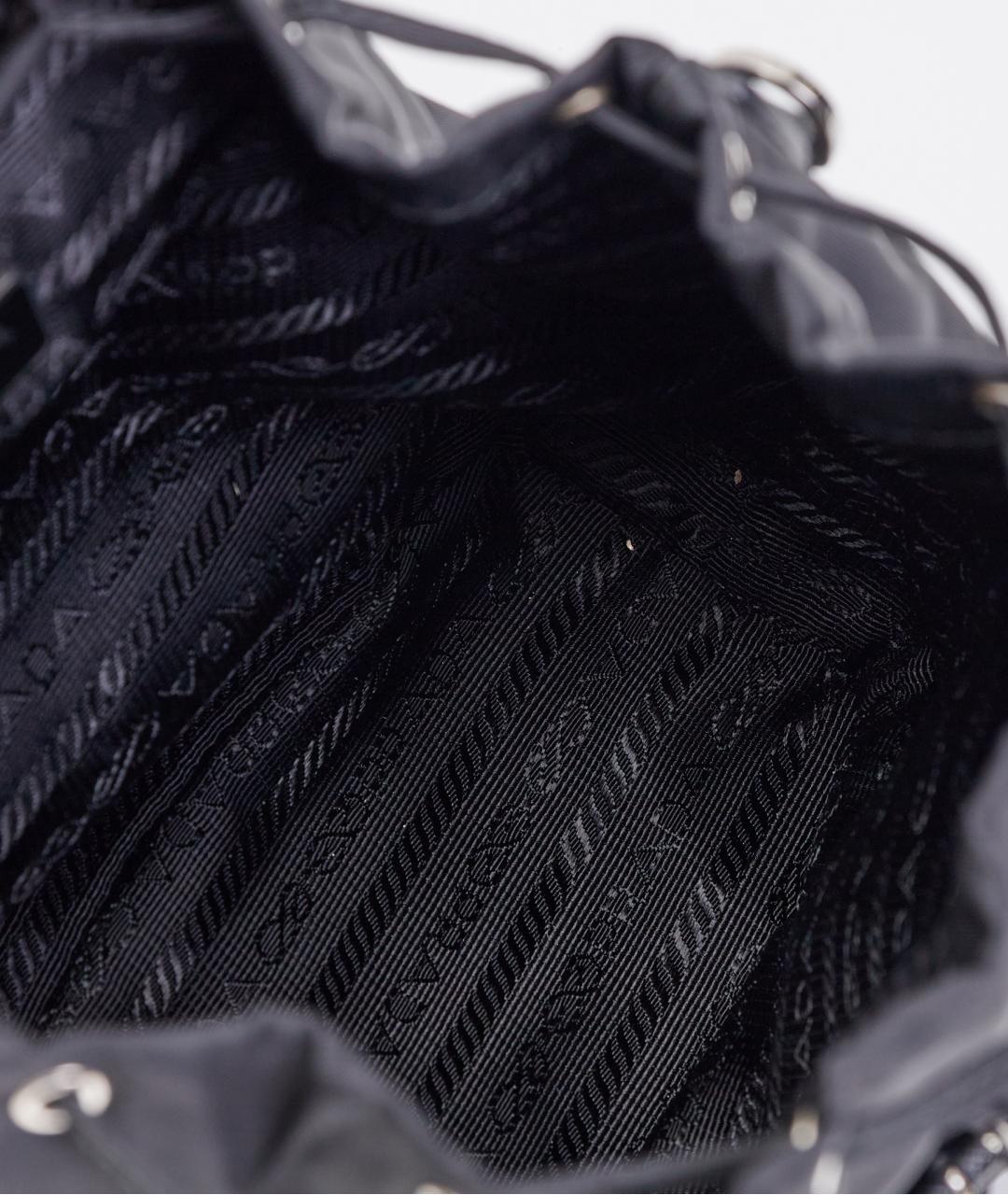 PRADA Черный тканевый рюкзак, фото 5