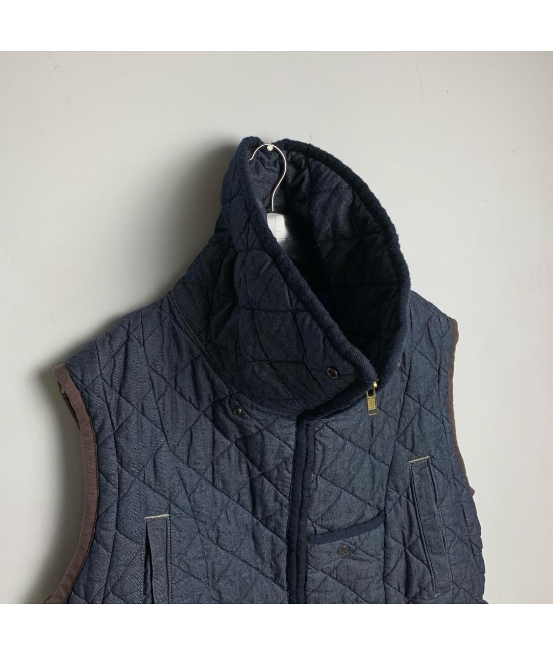 VIVIENNE WESTWOOD Темно-синий хлопковый жилет, фото 7