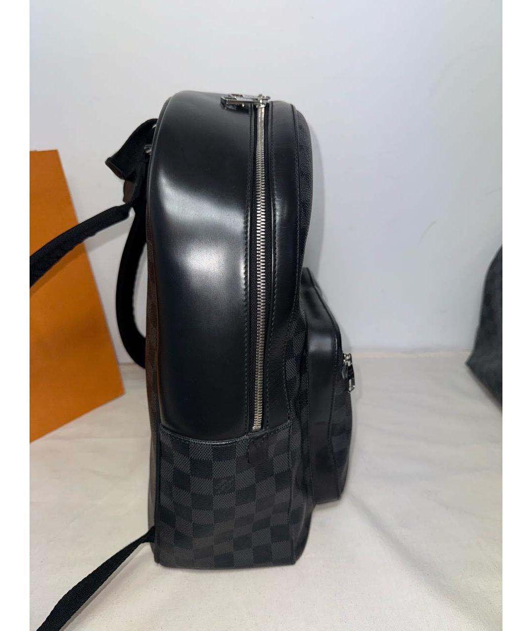 LOUIS VUITTON Серый кожаный рюкзак, фото 2