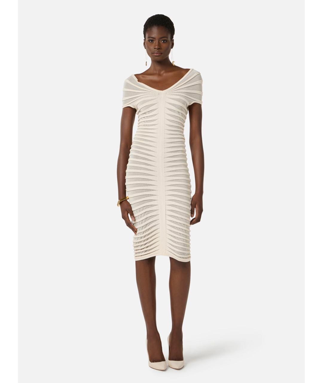 ELISABETTA FRANCHI Вискозное повседневное платье, фото 2