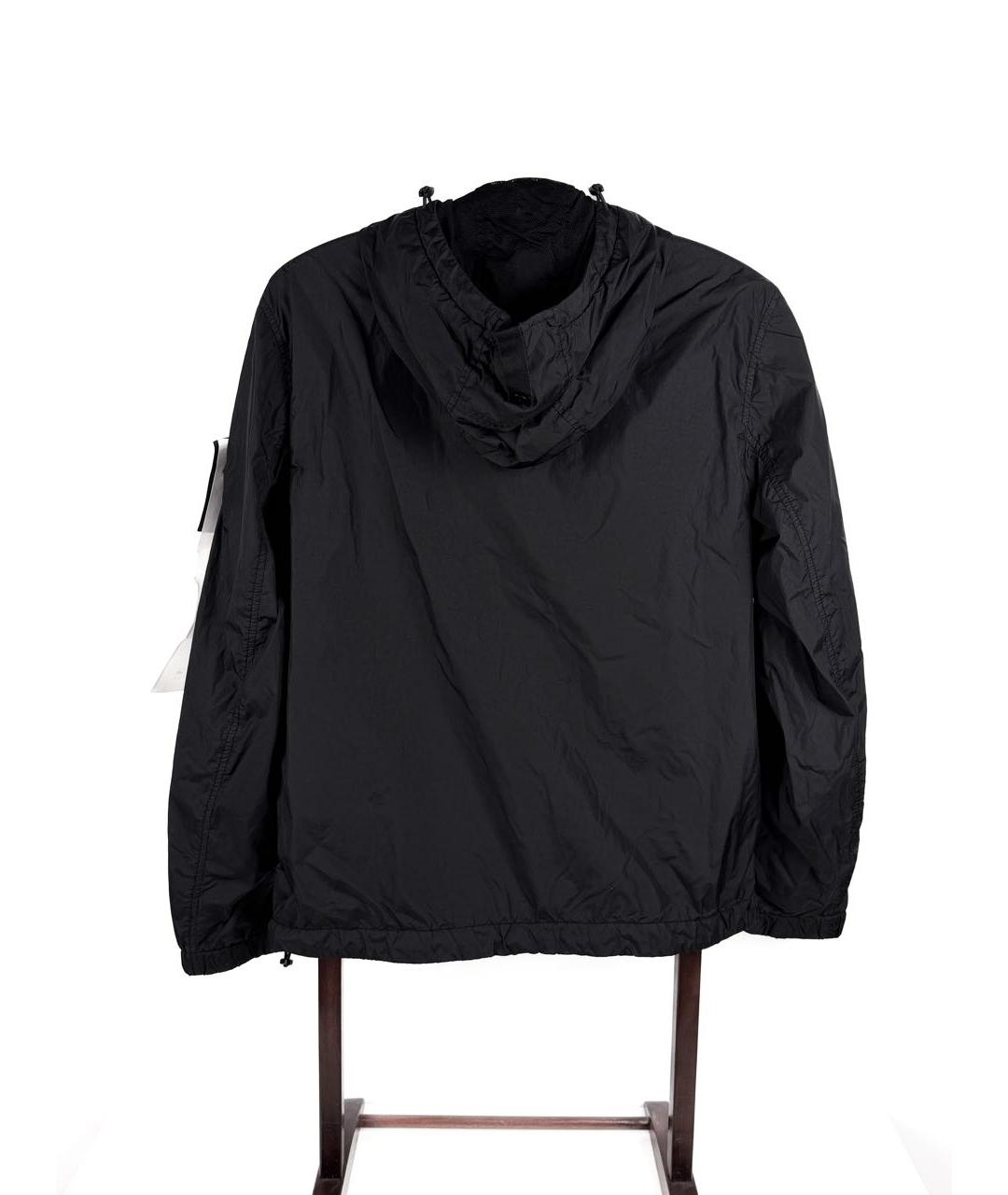 STONE ISLAND Черная полиамидовая куртка, фото 2