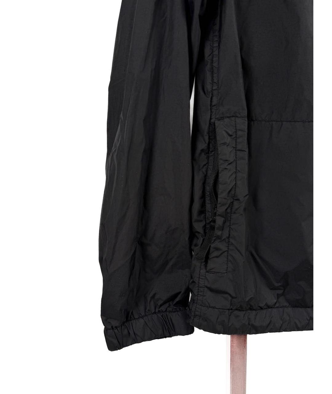 STONE ISLAND Черная полиамидовая куртка, фото 4