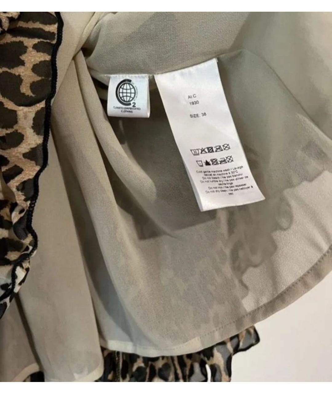 GANNI Коричневое повседневное платье, фото 4