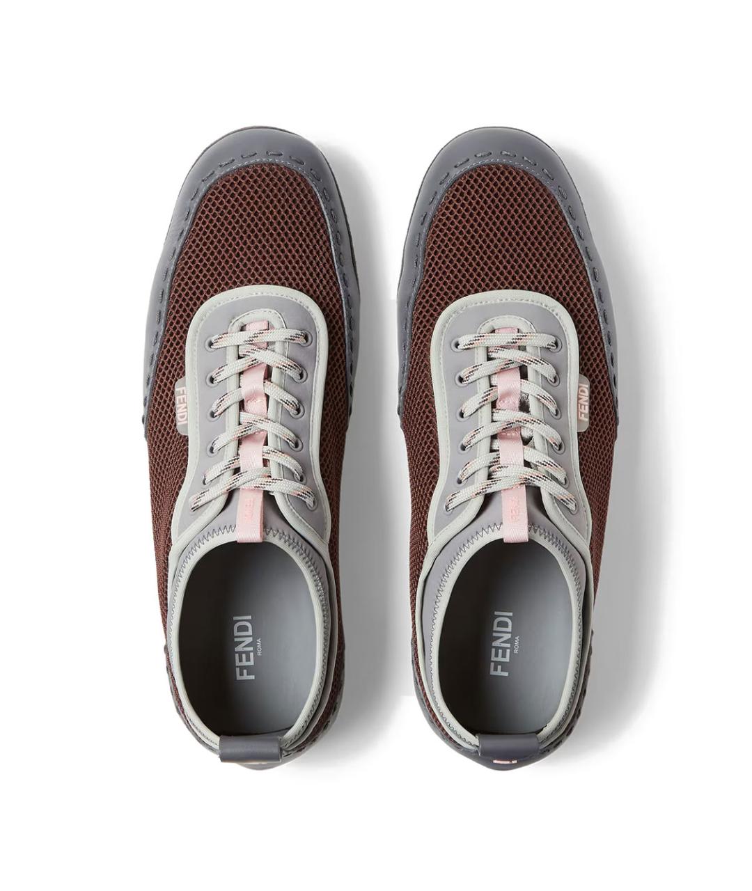 FENDI Синтетические низкие кроссовки / кеды, фото 4