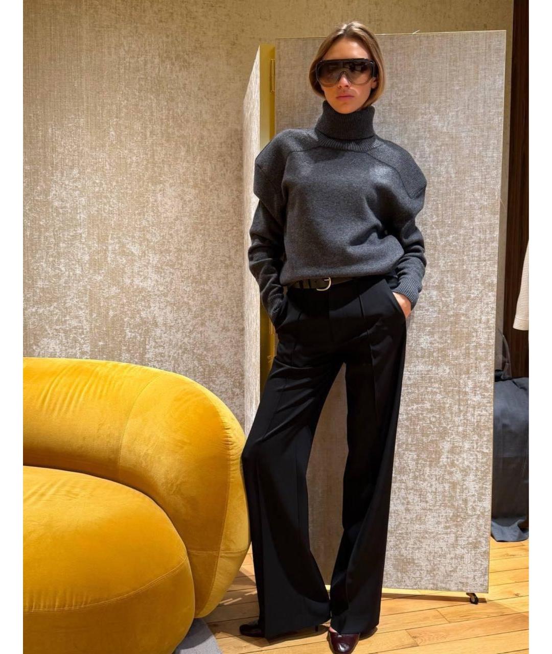 PHOEBE PHILO Коричневые металлические солнцезащитные очки, фото 8