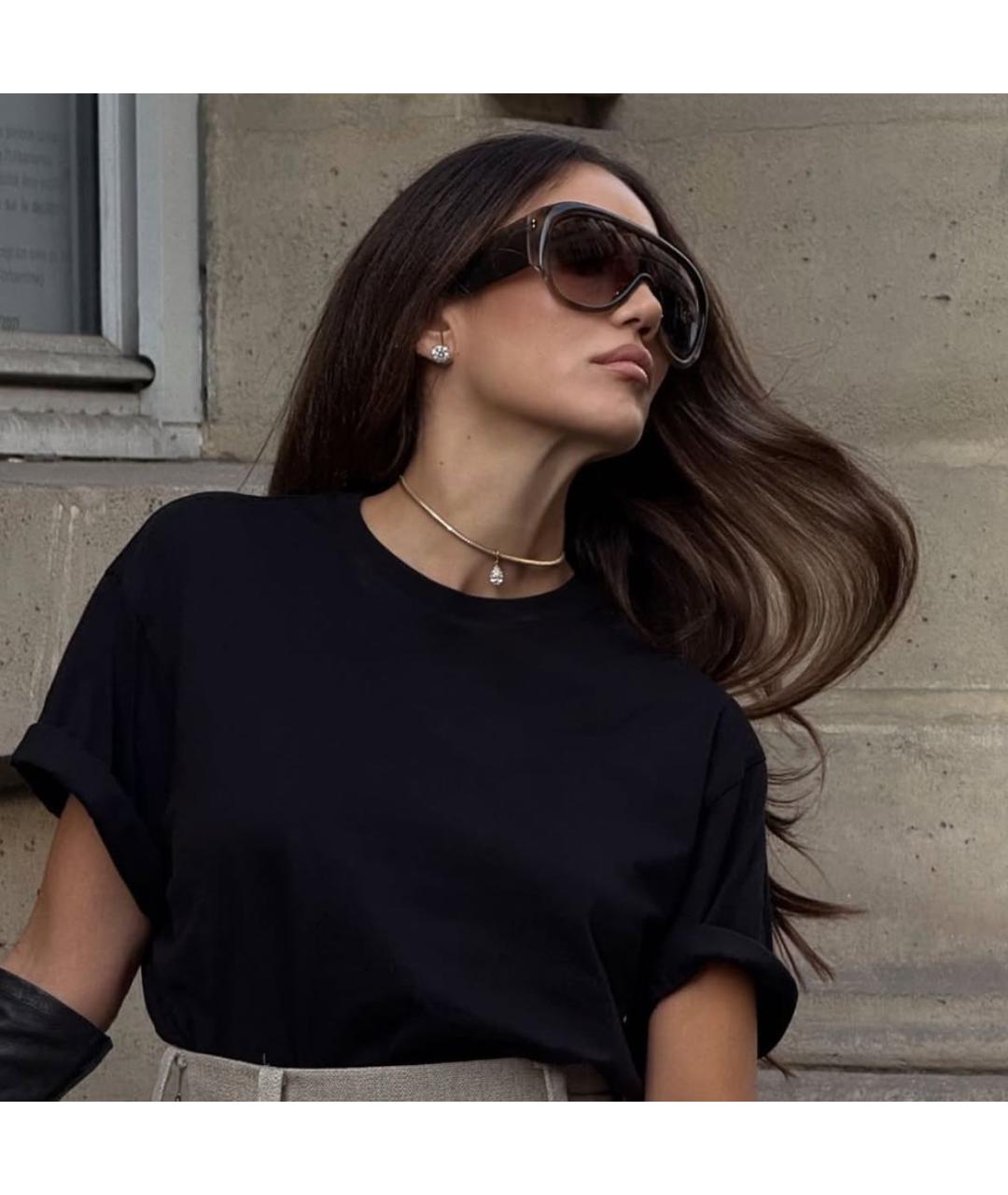 PHOEBE PHILO Коричневые металлические солнцезащитные очки, фото 6