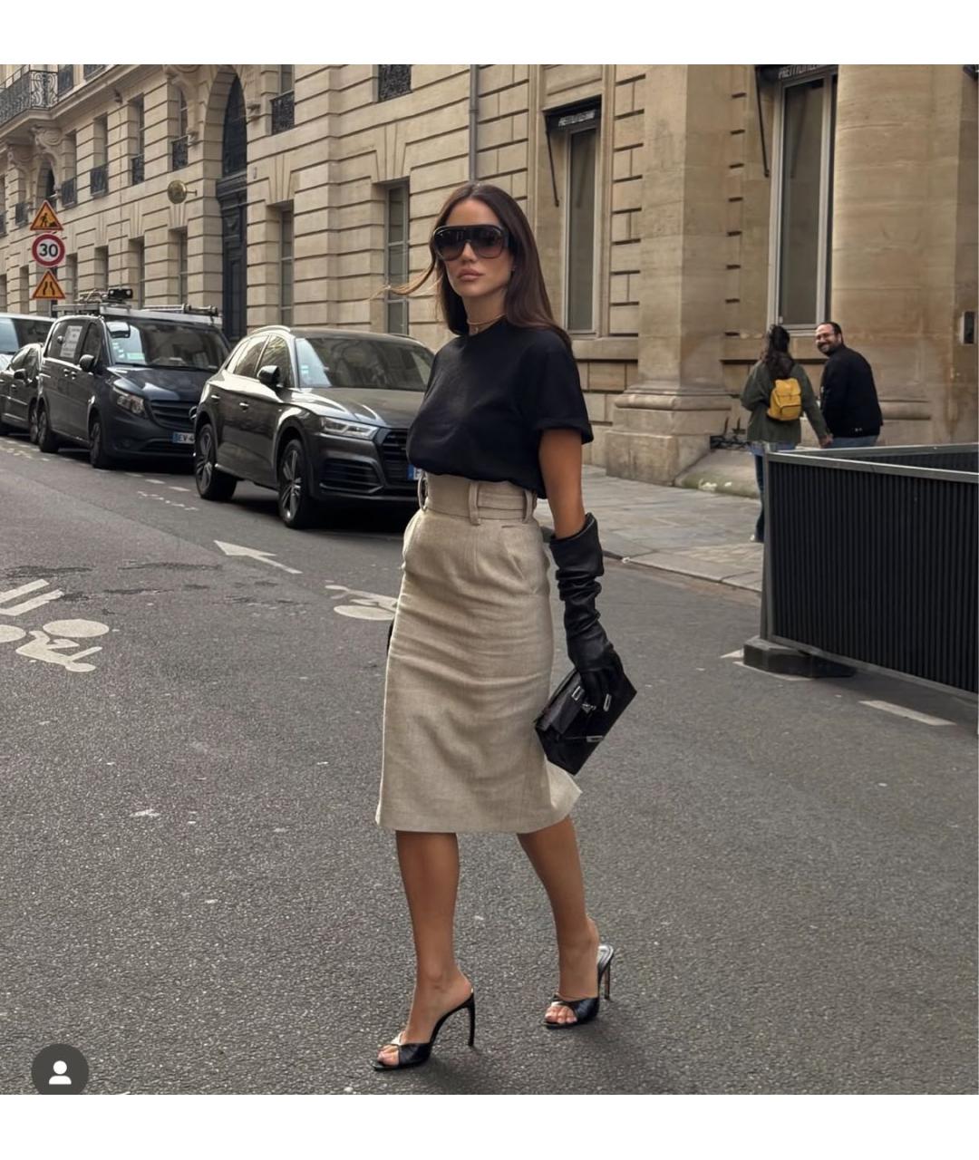 PHOEBE PHILO Коричневые металлические солнцезащитные очки, фото 7