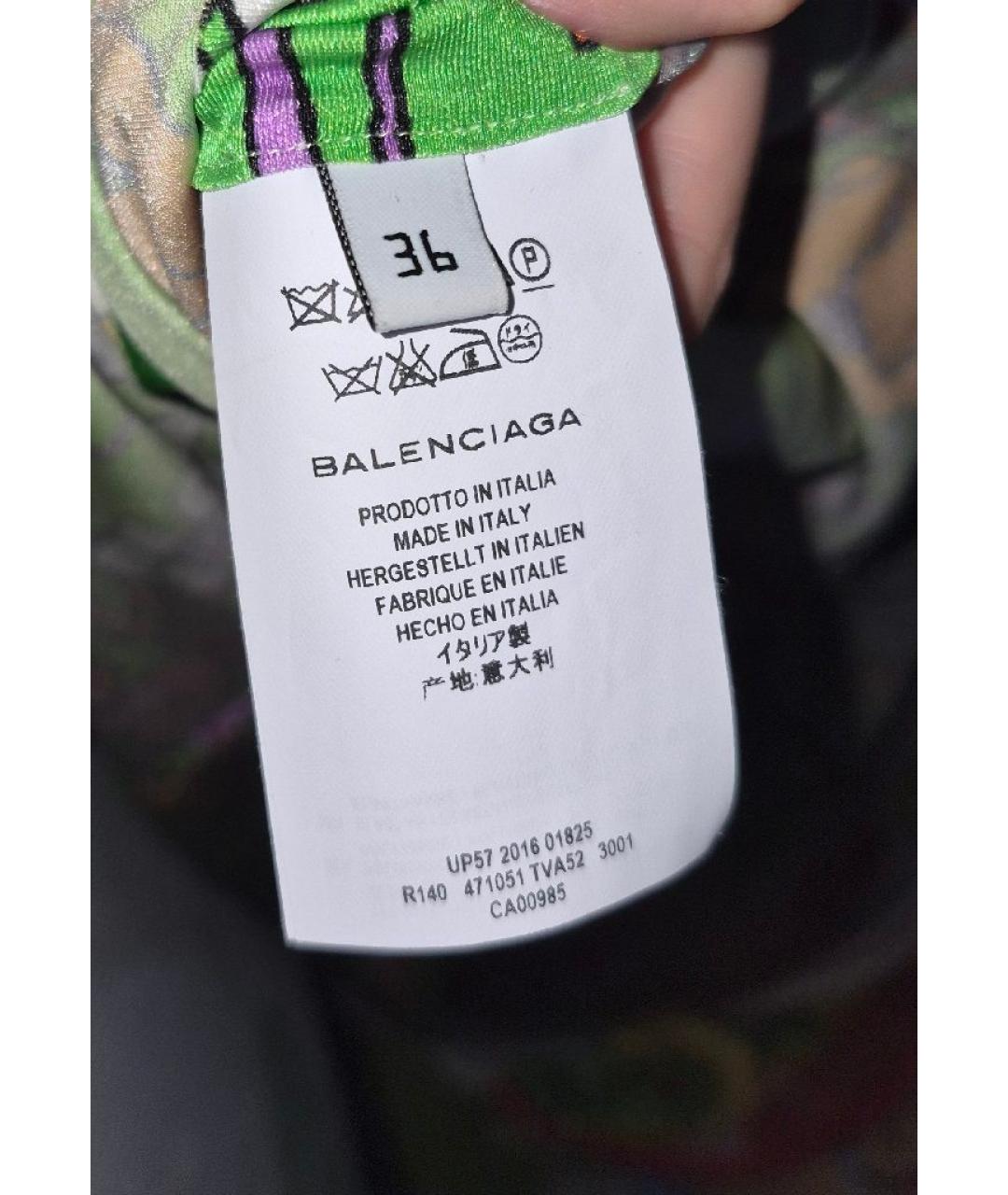 BALENCIAGA Полиамидовое платье, фото 5