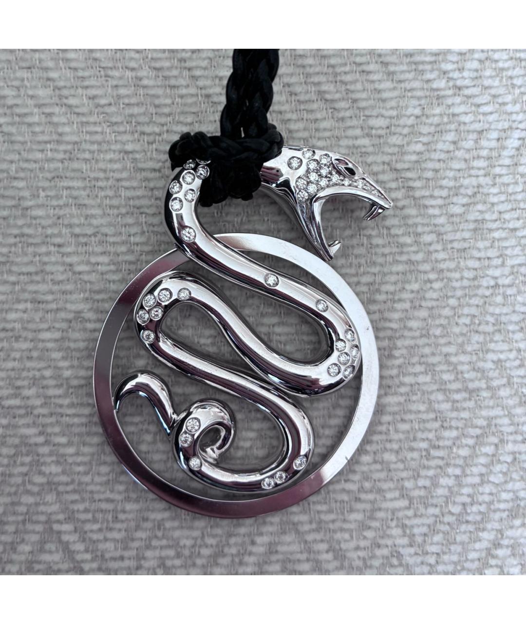 BOUCHERON Белая подвеска из белого золота, фото 7