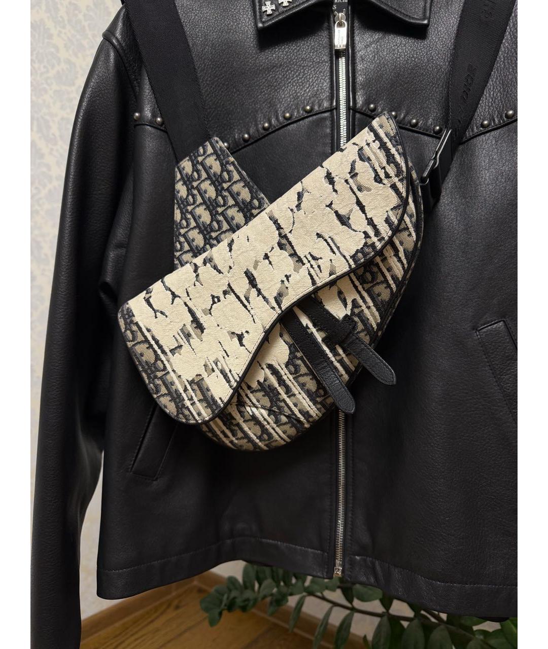 CHRISTIAN DIOR Мульти хлопковая сумка на плечо, фото 6