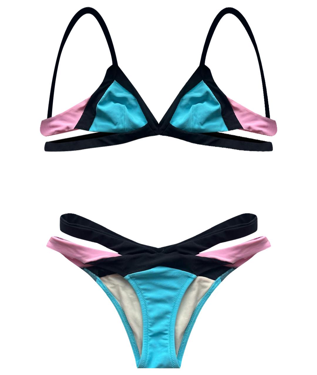 AGENT PROVOCATEUR Бирюзовый полиуретановый купальник, фото 1