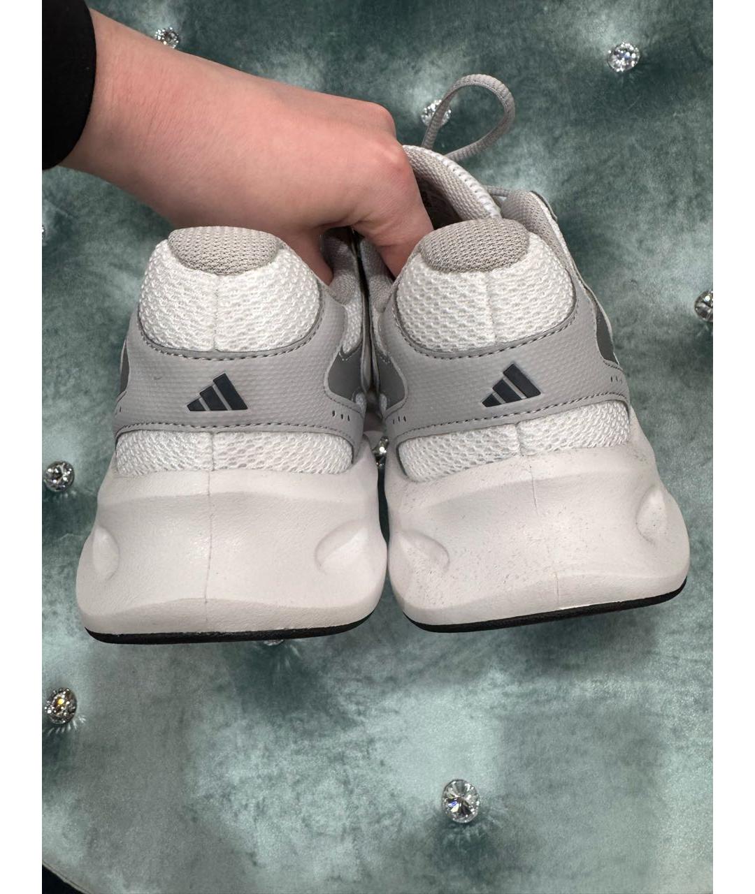 ADIDAS Серые текстильные низкие кроссовки / кеды, фото 4