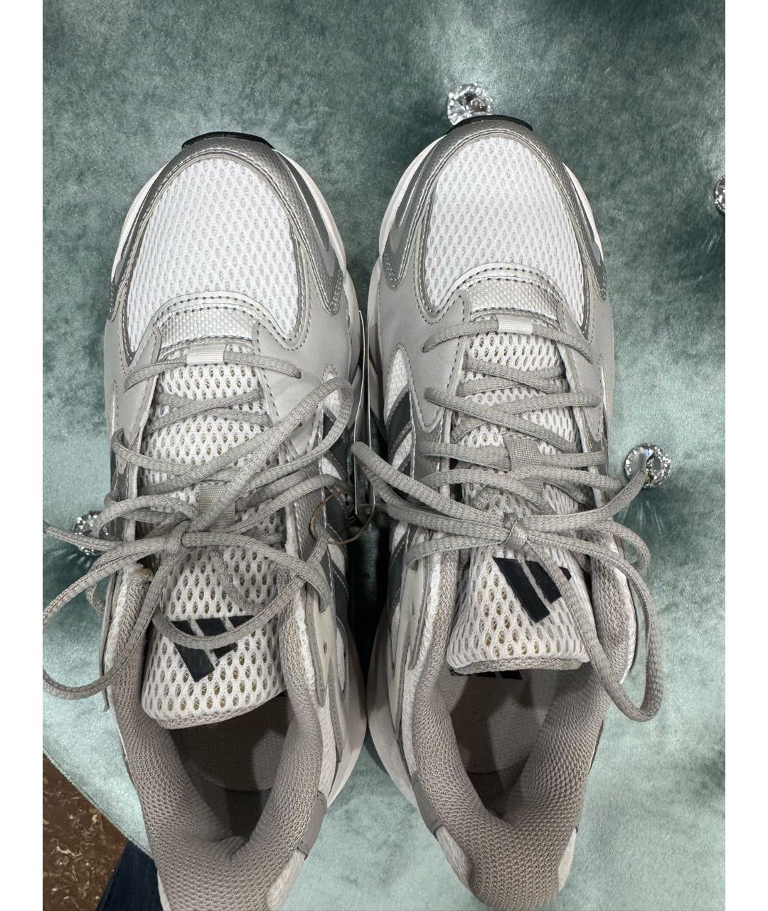 ADIDAS Серые текстильные низкие кроссовки / кеды, фото 3