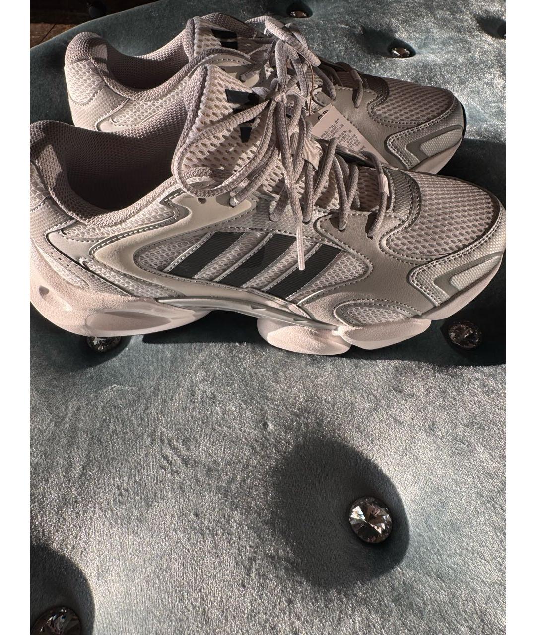 ADIDAS Серые текстильные низкие кроссовки / кеды, фото 7