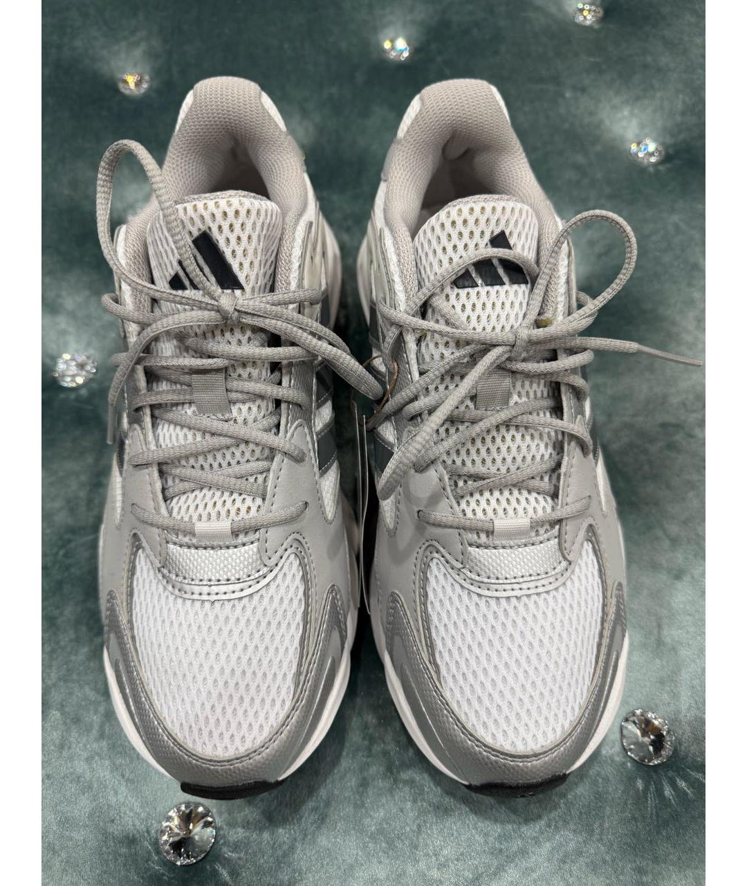 ADIDAS Серые текстильные низкие кроссовки / кеды, фото 2