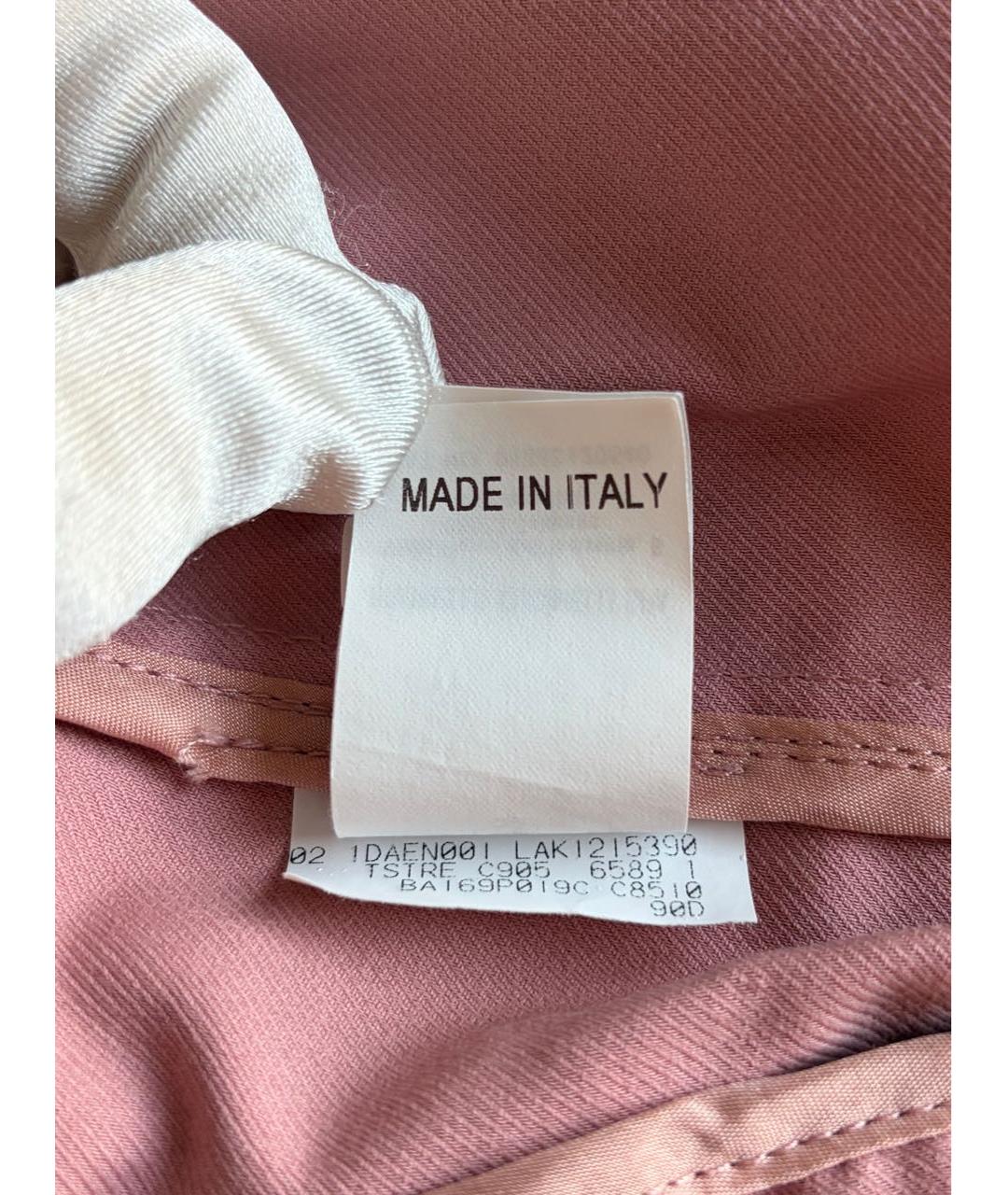 BRUNELLO CUCINELLI Розовые хлопковые брюки и шорты, фото 8