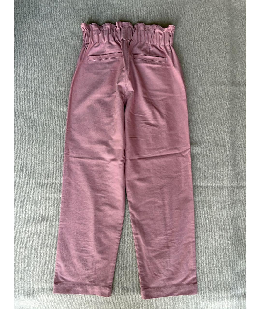 BRUNELLO CUCINELLI Розовые хлопковые брюки и шорты, фото 2