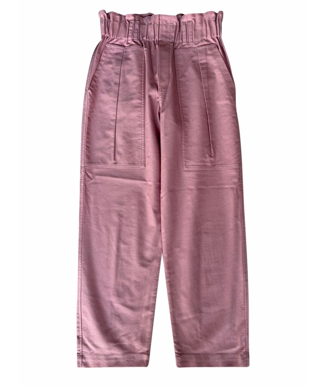 BRUNELLO CUCINELLI Розовые хлопковые брюки и шорты, фото 1