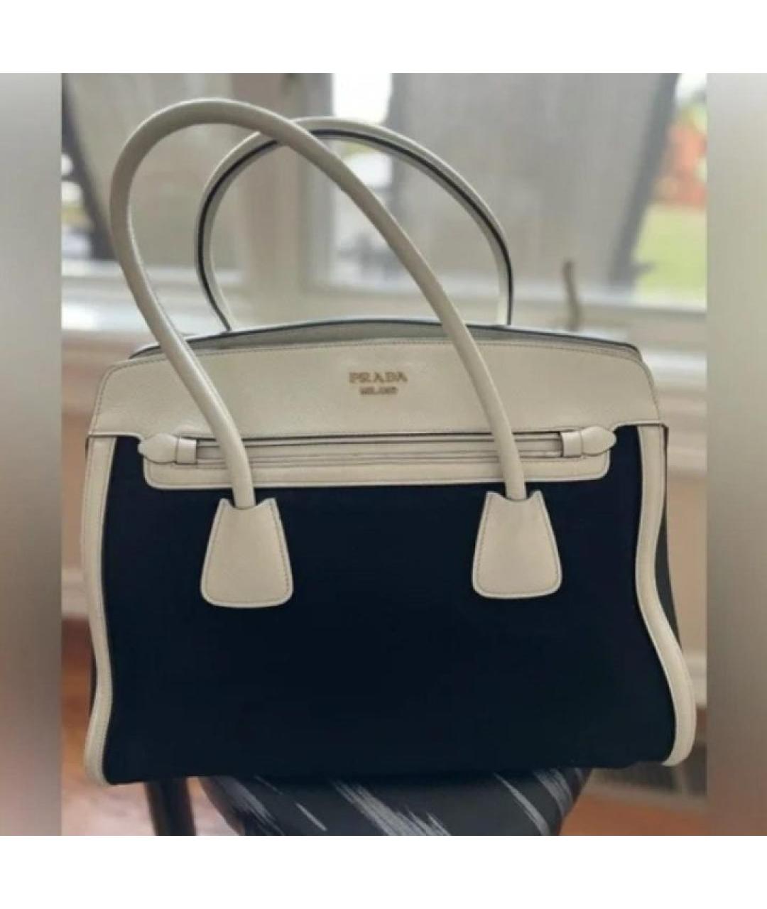 PRADA Кожаная сумка с короткими ручками, фото 8