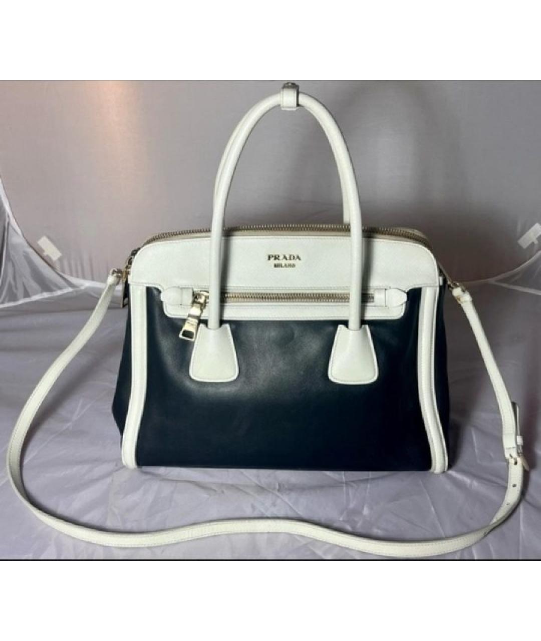 PRADA Кожаная сумка с короткими ручками, фото 2