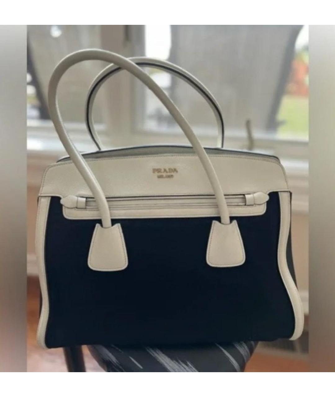 PRADA Кожаная сумка с короткими ручками, фото 3