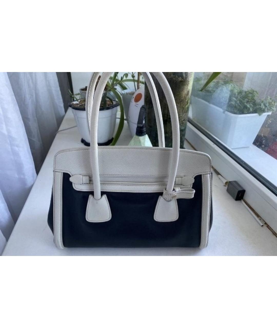 PRADA Кожаная сумка с короткими ручками, фото 4