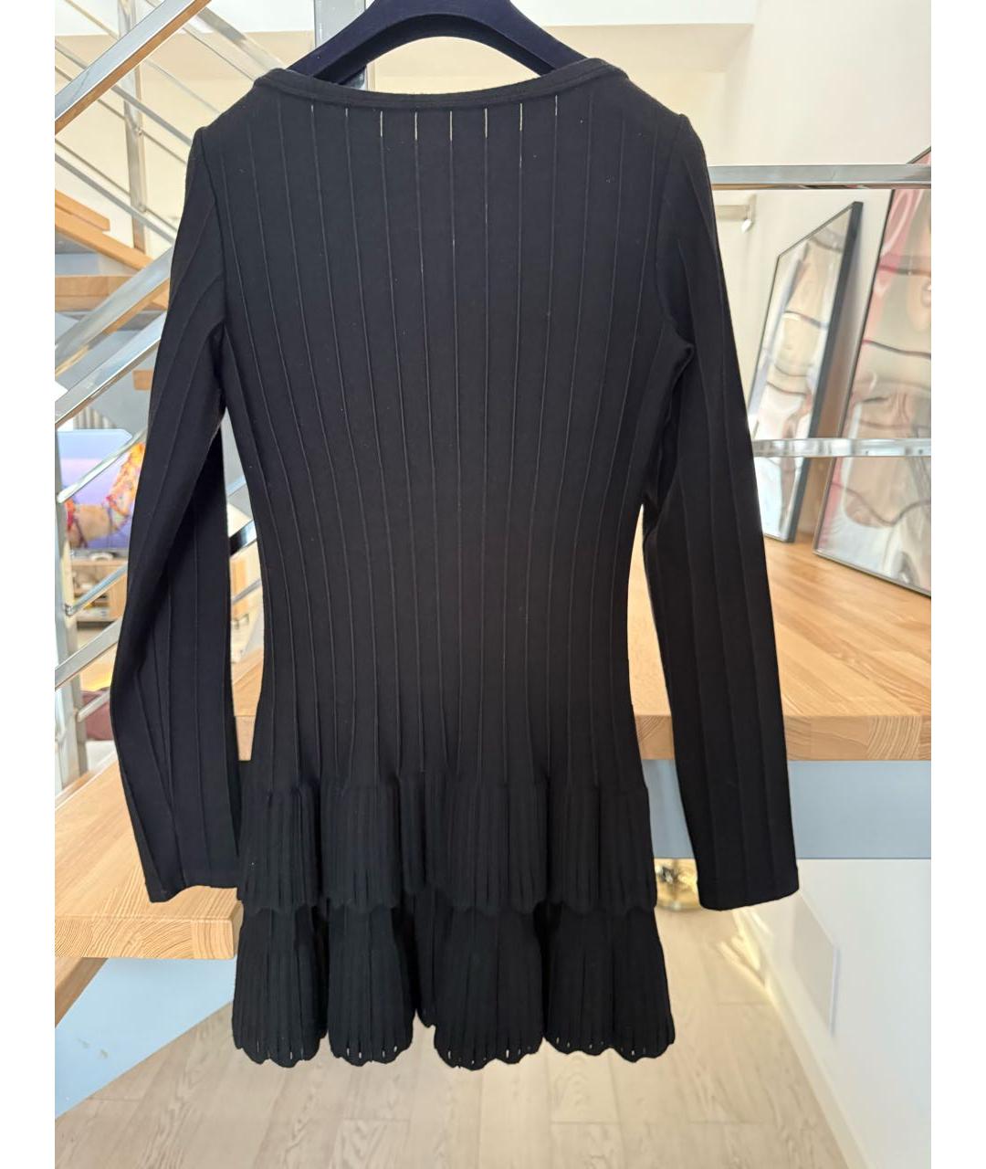 ALAIA Черное шерстяное платье, фото 2