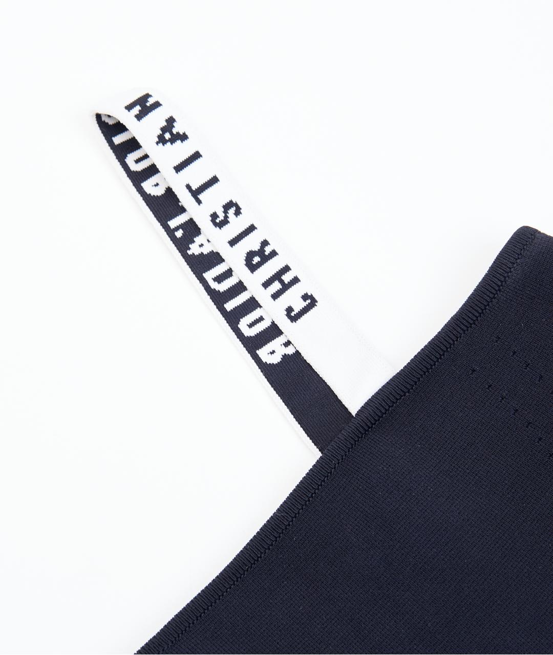 CHRISTIAN DIOR Черная вискозная майка, фото 5