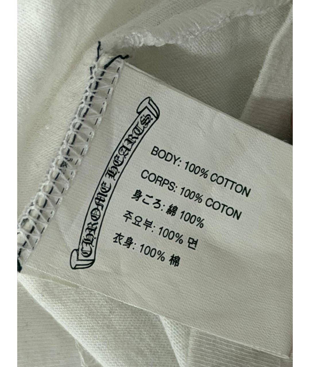 CHROME HEARTS Белая футболка, фото 4