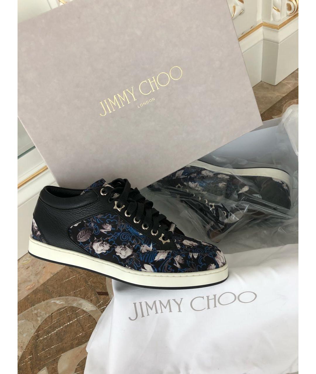 JIMMY CHOO Мульти кожаные кеды, фото 7